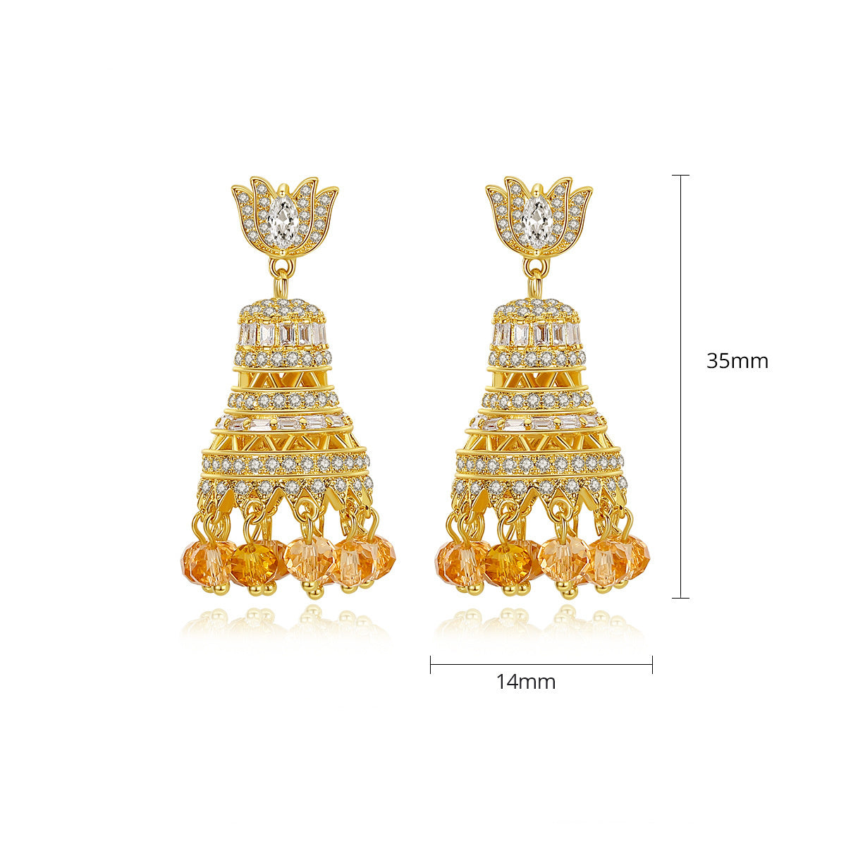 Temperament Ladies Banquet Ethnic Style Earrings